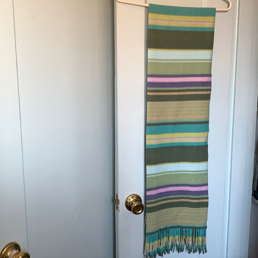 Old Navy striped fleece scarf
